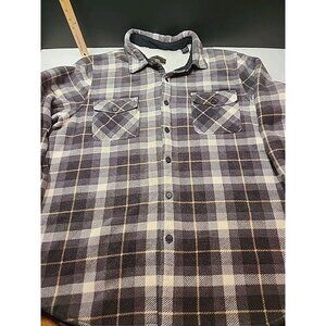 Mens Freedom foundry sherpa lined fleece Jacket Shirt XXL, Needs Cuff Button